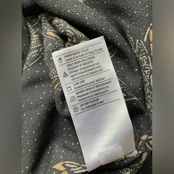 Vince woodblock floral print, black, sleeveless jumpsuit - Picture 9 of 9